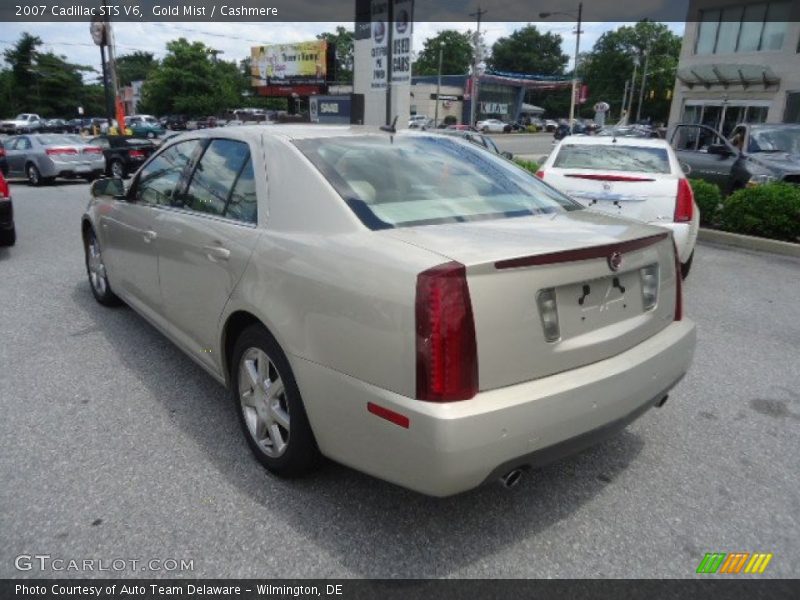 Gold Mist / Cashmere 2007 Cadillac STS V6