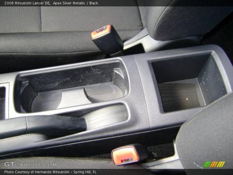 Apex Silver Metallic / Black 2008 Mitsubishi Lancer DE