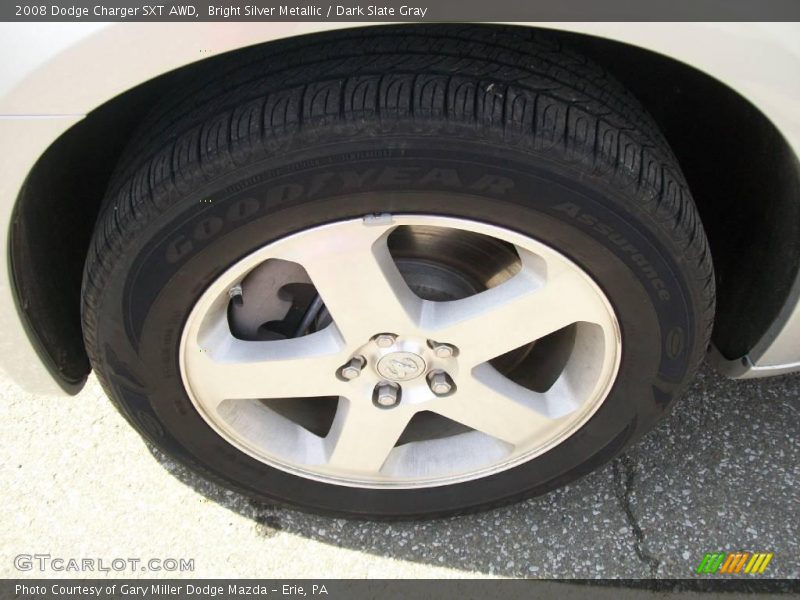 Bright Silver Metallic / Dark Slate Gray 2008 Dodge Charger SXT AWD