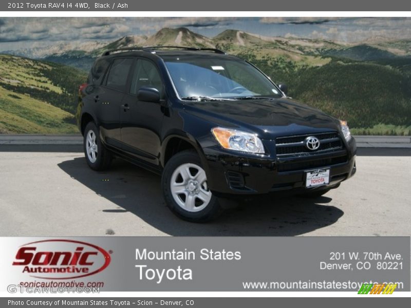 Black / Ash 2012 Toyota RAV4 I4 4WD
