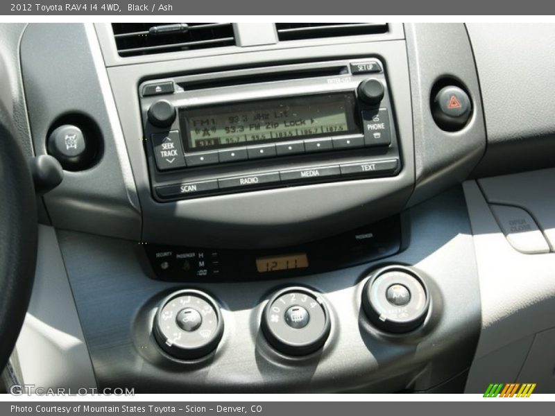 Black / Ash 2012 Toyota RAV4 I4 4WD