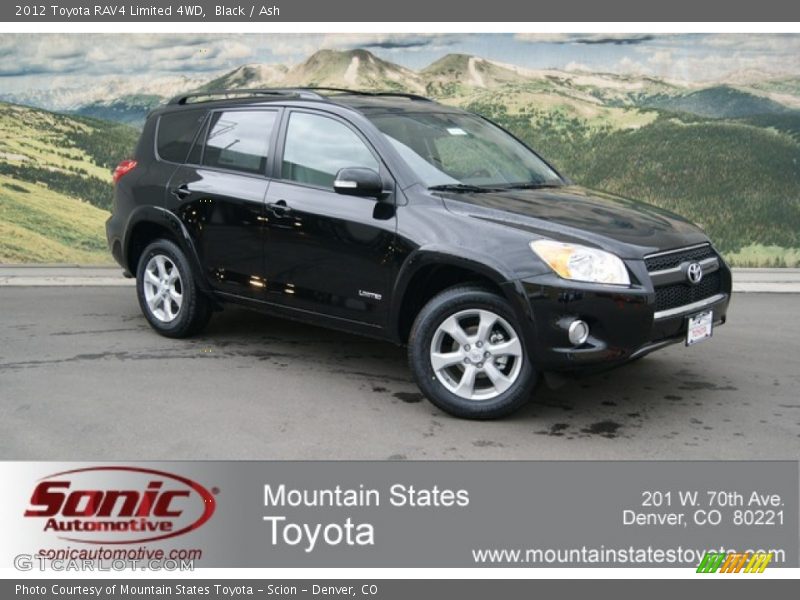 Black / Ash 2012 Toyota RAV4 Limited 4WD