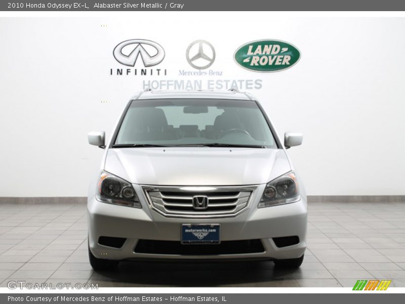 Alabaster Silver Metallic / Gray 2010 Honda Odyssey EX-L