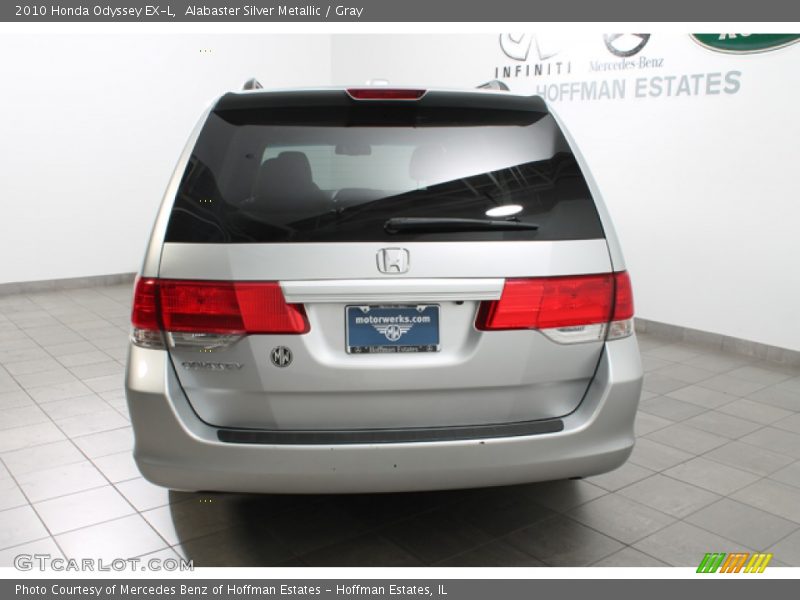 Alabaster Silver Metallic / Gray 2010 Honda Odyssey EX-L