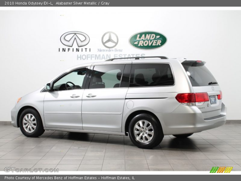Alabaster Silver Metallic / Gray 2010 Honda Odyssey EX-L