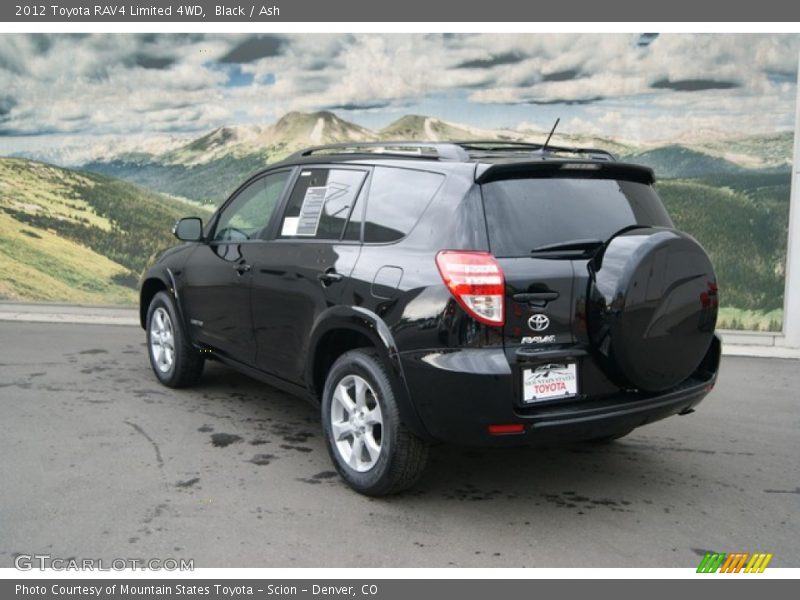 Black / Ash 2012 Toyota RAV4 Limited 4WD