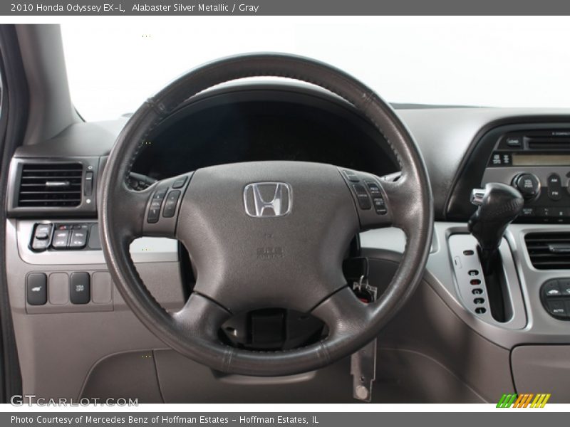 Alabaster Silver Metallic / Gray 2010 Honda Odyssey EX-L