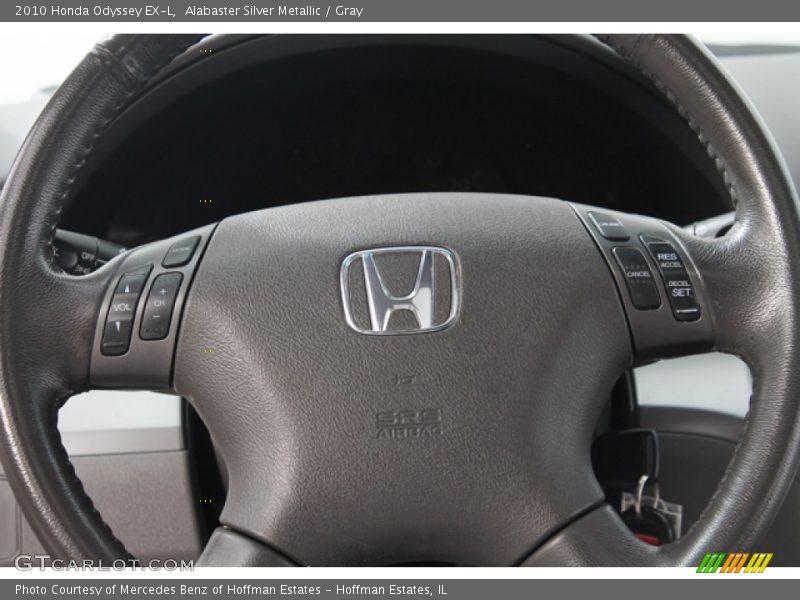 Alabaster Silver Metallic / Gray 2010 Honda Odyssey EX-L