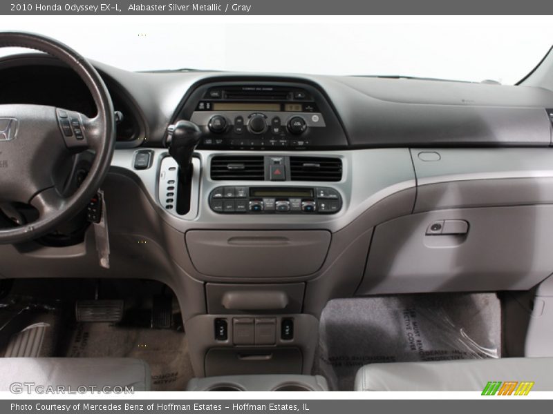Alabaster Silver Metallic / Gray 2010 Honda Odyssey EX-L