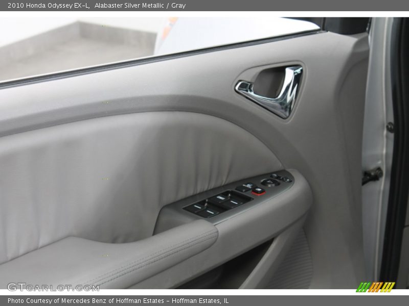 Alabaster Silver Metallic / Gray 2010 Honda Odyssey EX-L