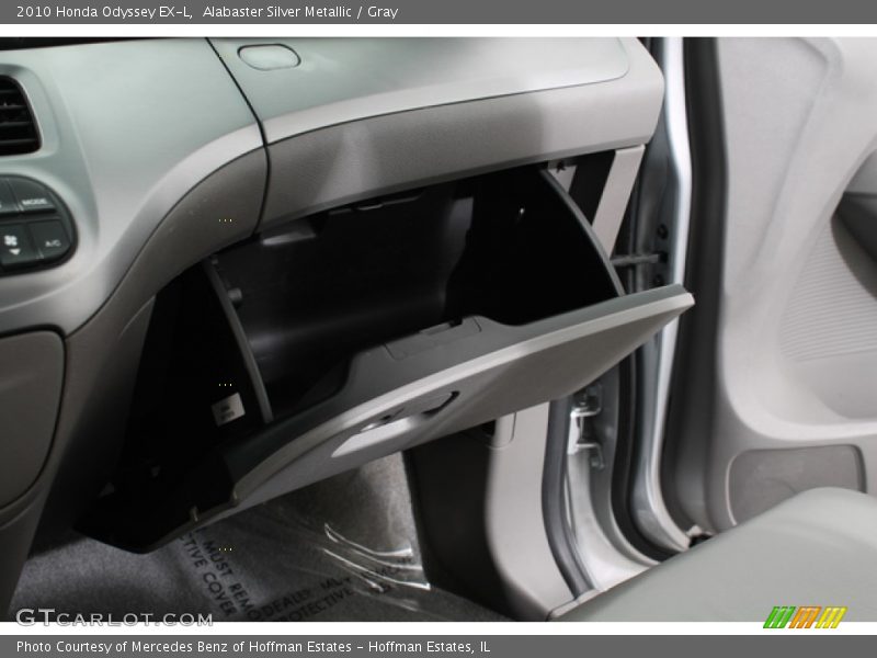 Alabaster Silver Metallic / Gray 2010 Honda Odyssey EX-L