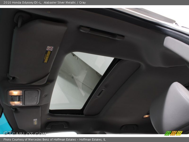 Alabaster Silver Metallic / Gray 2010 Honda Odyssey EX-L