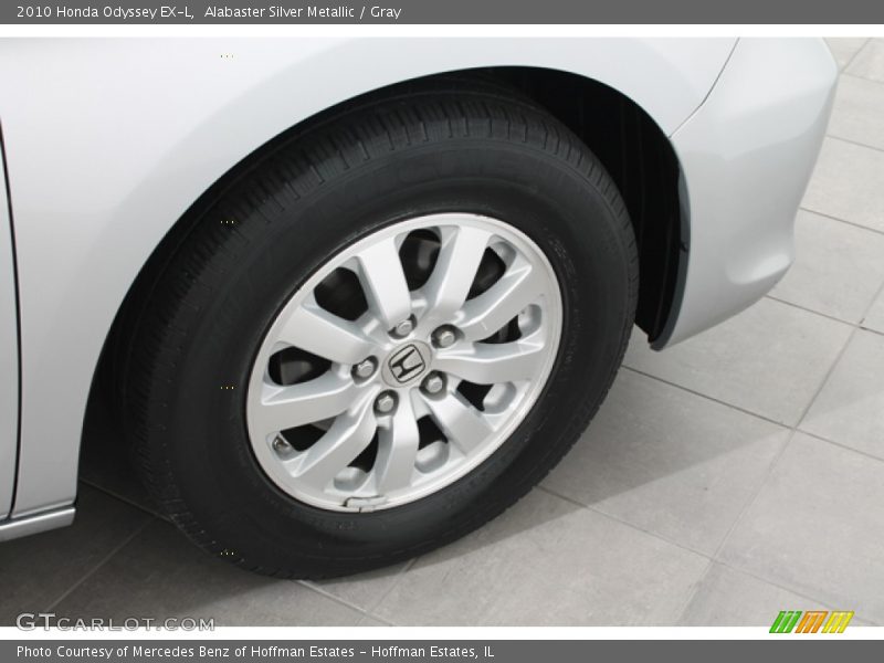 Alabaster Silver Metallic / Gray 2010 Honda Odyssey EX-L
