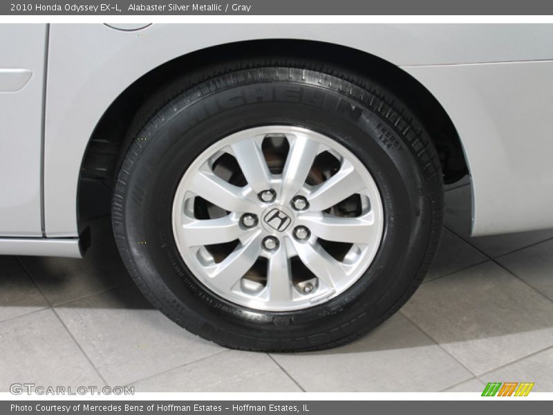 Alabaster Silver Metallic / Gray 2010 Honda Odyssey EX-L