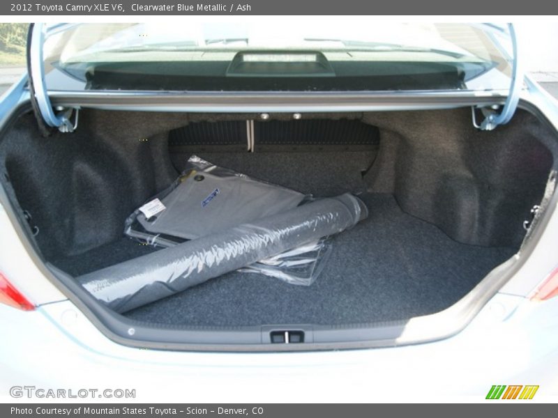 Clearwater Blue Metallic / Ash 2012 Toyota Camry XLE V6