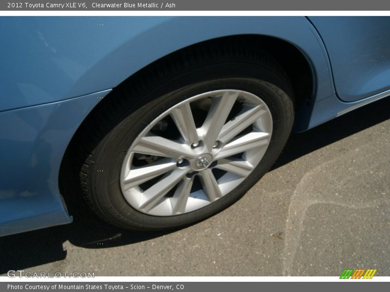Clearwater Blue Metallic / Ash 2012 Toyota Camry XLE V6