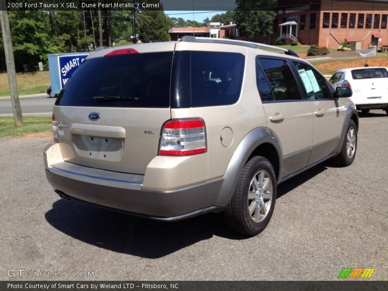 Dune Pearl Metallic / Camel 2008 Ford Taurus X SEL