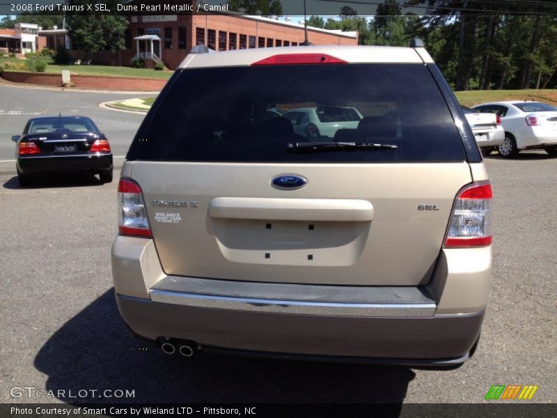 Dune Pearl Metallic / Camel 2008 Ford Taurus X SEL