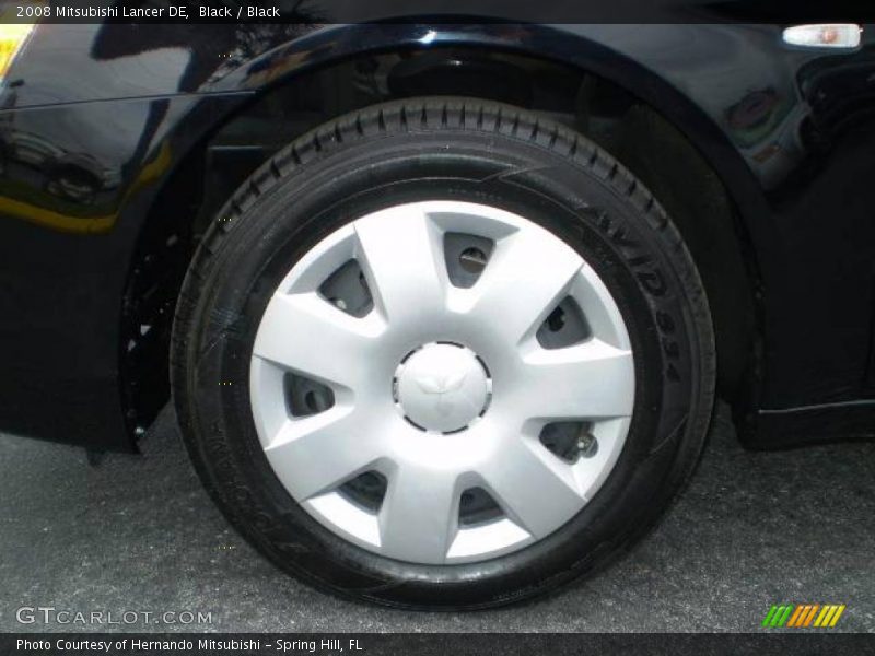 Black / Black 2008 Mitsubishi Lancer DE