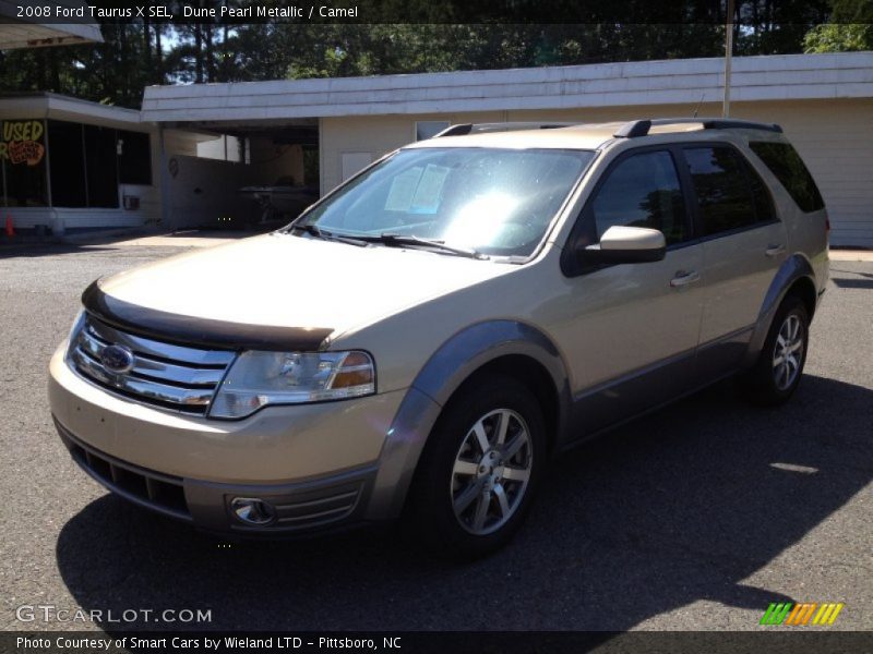 Dune Pearl Metallic / Camel 2008 Ford Taurus X SEL