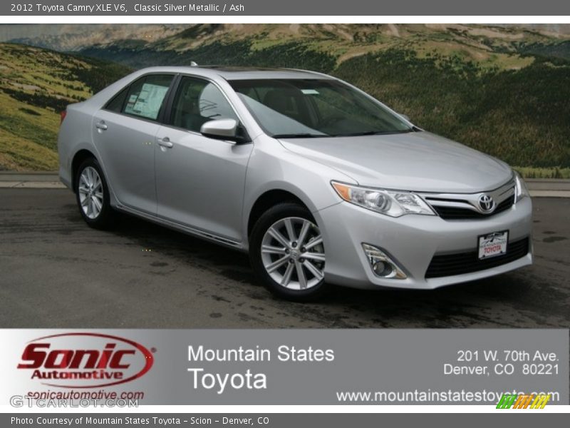 Classic Silver Metallic / Ash 2012 Toyota Camry XLE V6