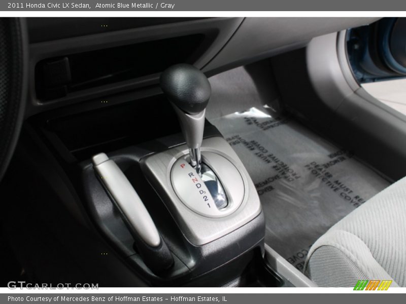 Atomic Blue Metallic / Gray 2011 Honda Civic LX Sedan