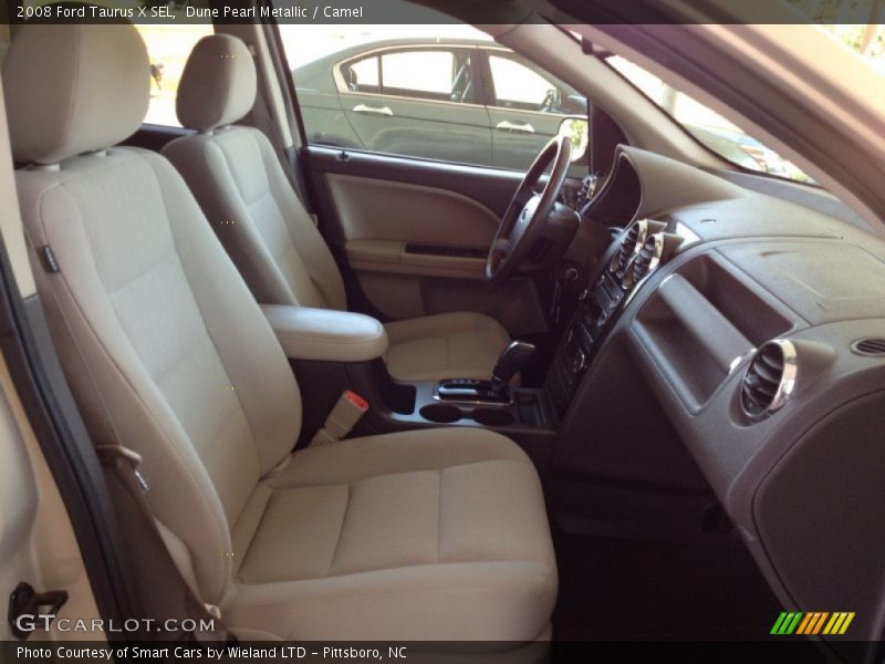 Dune Pearl Metallic / Camel 2008 Ford Taurus X SEL