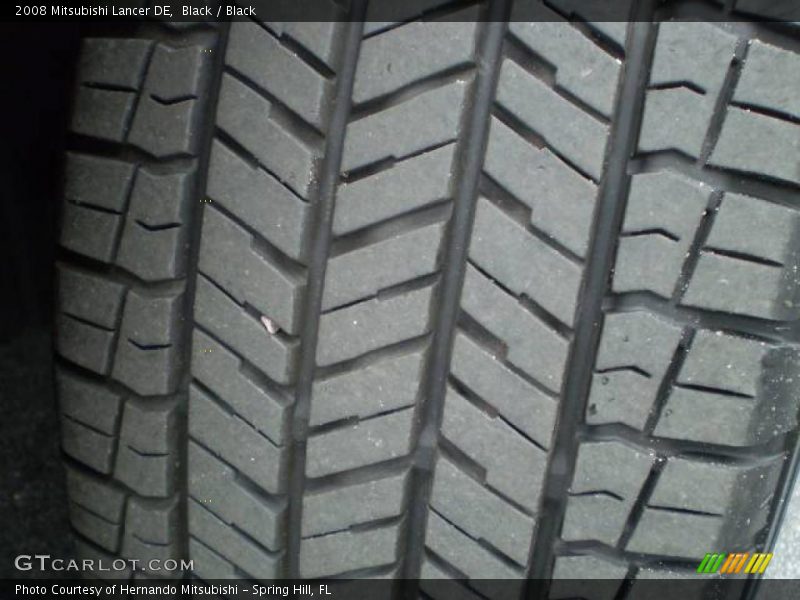 Black / Black 2008 Mitsubishi Lancer DE