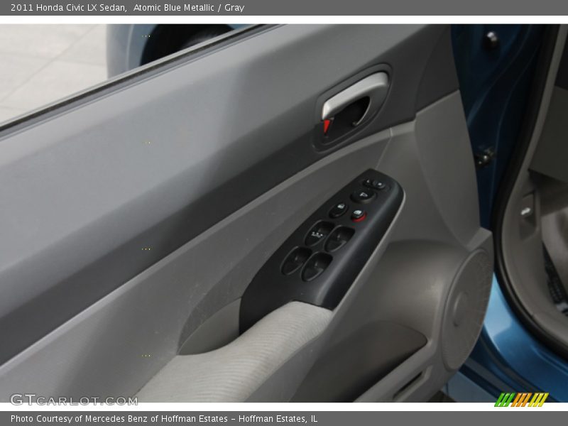 Atomic Blue Metallic / Gray 2011 Honda Civic LX Sedan