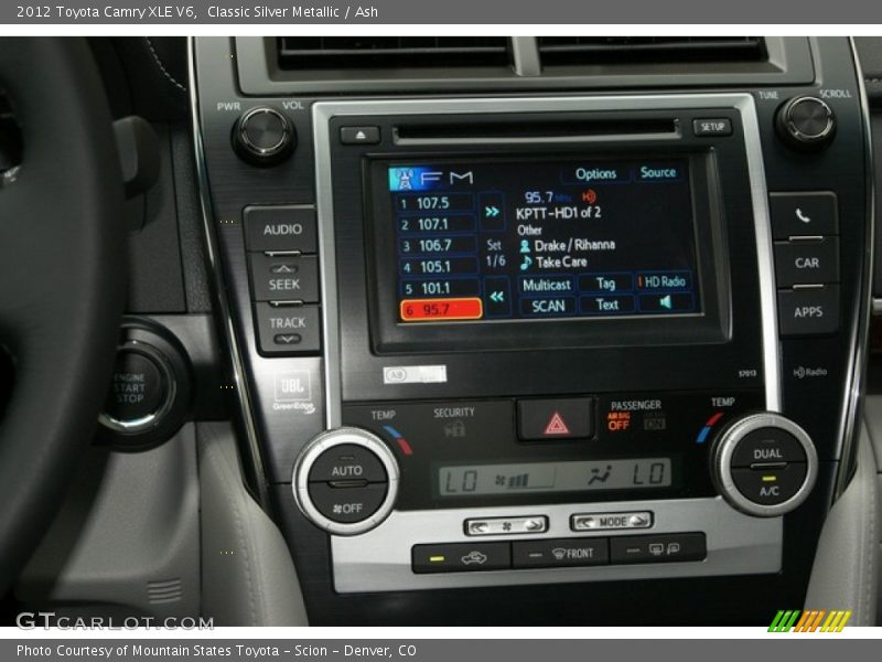 Classic Silver Metallic / Ash 2012 Toyota Camry XLE V6