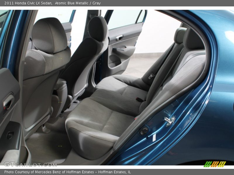 Atomic Blue Metallic / Gray 2011 Honda Civic LX Sedan