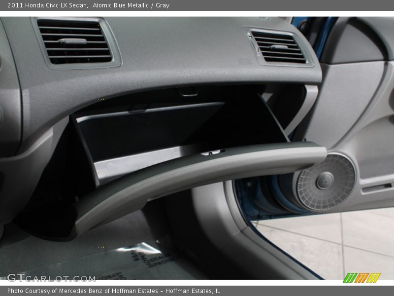Atomic Blue Metallic / Gray 2011 Honda Civic LX Sedan
