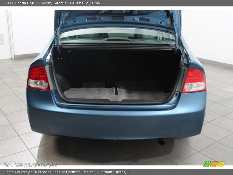 Atomic Blue Metallic / Gray 2011 Honda Civic LX Sedan