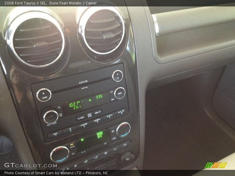 Dune Pearl Metallic / Camel 2008 Ford Taurus X SEL