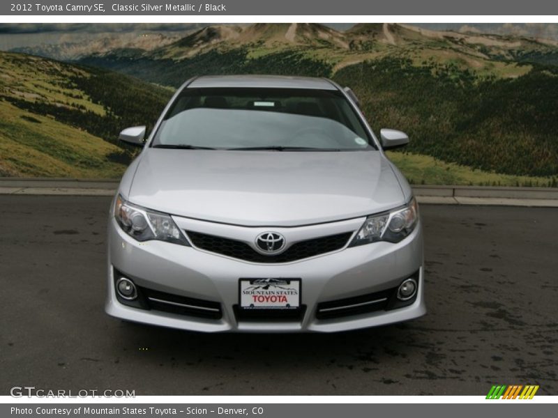 Classic Silver Metallic / Black 2012 Toyota Camry SE