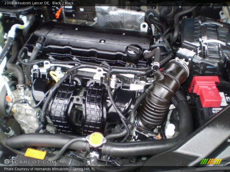 Black / Black 2008 Mitsubishi Lancer DE