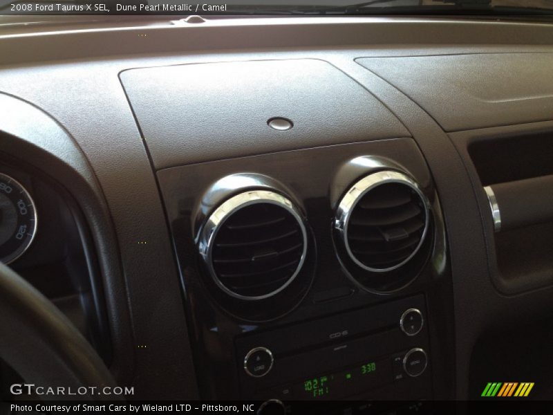 Dune Pearl Metallic / Camel 2008 Ford Taurus X SEL