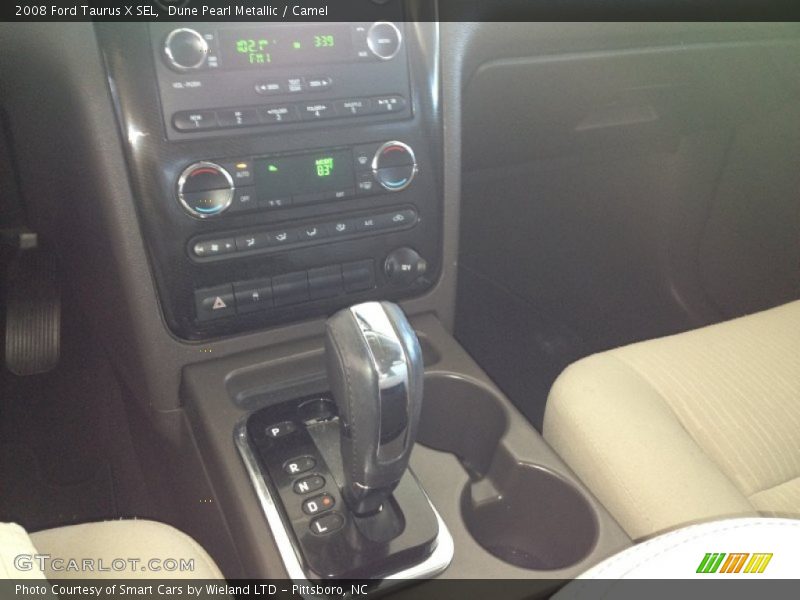 Dune Pearl Metallic / Camel 2008 Ford Taurus X SEL