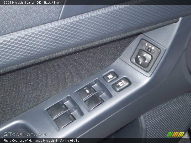 Black / Black 2008 Mitsubishi Lancer DE