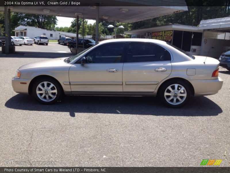 Cream Gold / Beige 2004 Kia Optima LX V6