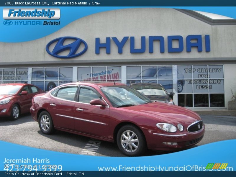Cardinal Red Metallic / Gray 2005 Buick LaCrosse CXL