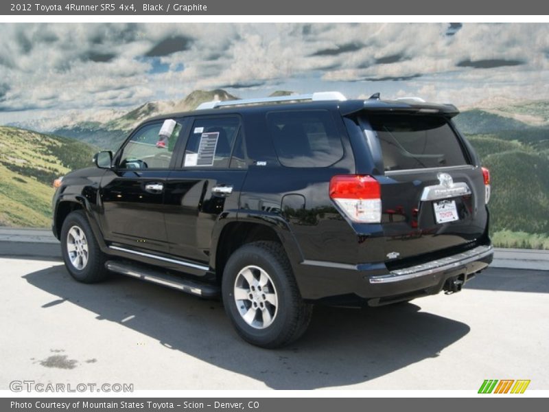 Black / Graphite 2012 Toyota 4Runner SR5 4x4
