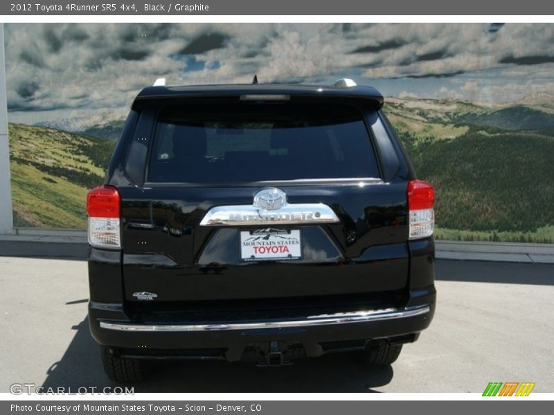 Black / Graphite 2012 Toyota 4Runner SR5 4x4