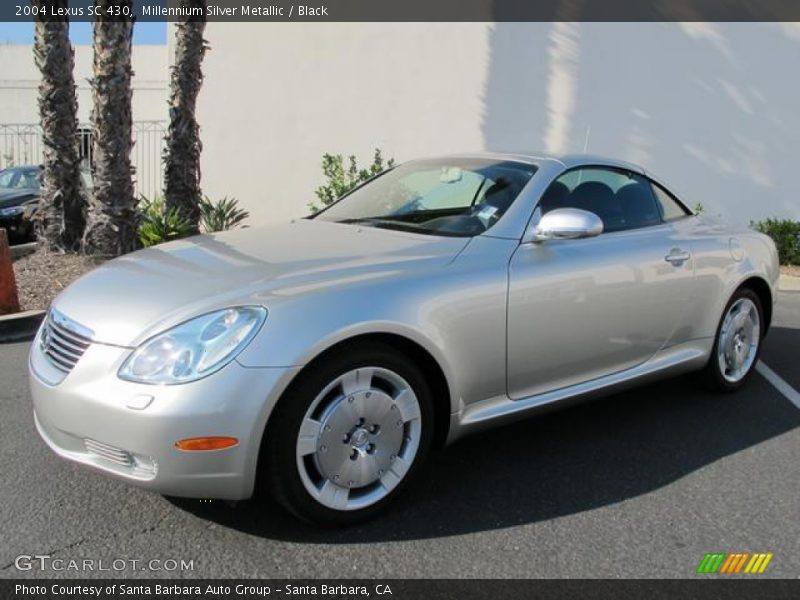 Millennium Silver Metallic / Black 2004 Lexus SC 430