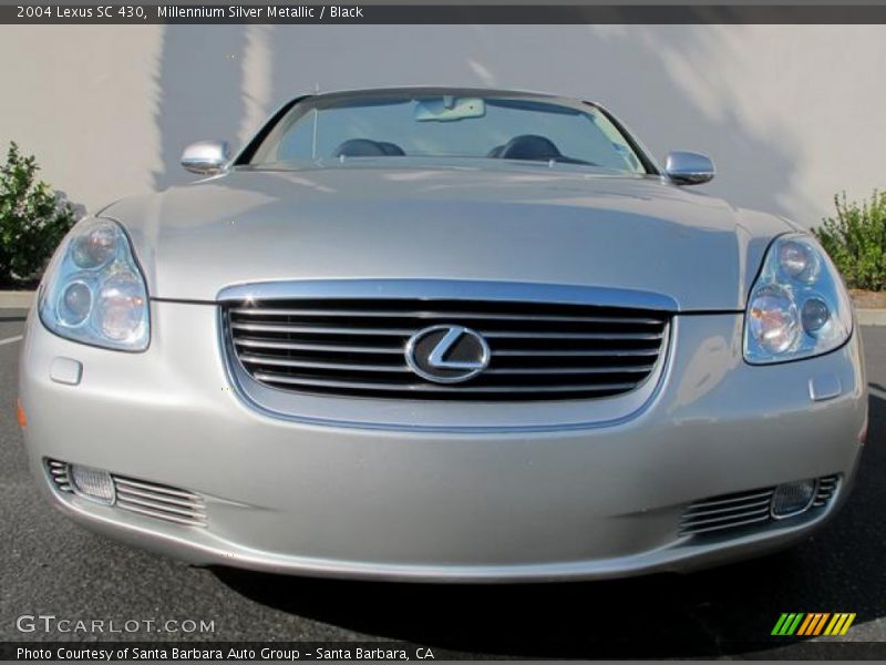 Millennium Silver Metallic / Black 2004 Lexus SC 430