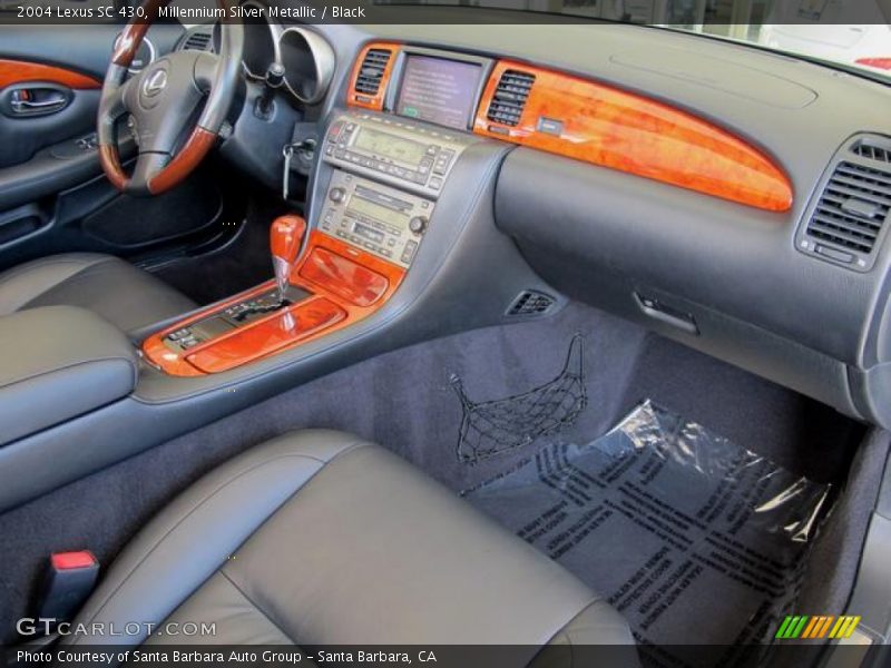 Millennium Silver Metallic / Black 2004 Lexus SC 430