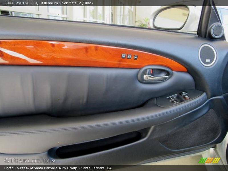 Millennium Silver Metallic / Black 2004 Lexus SC 430