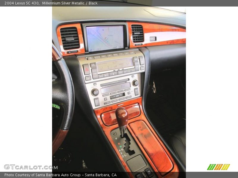 Millennium Silver Metallic / Black 2004 Lexus SC 430