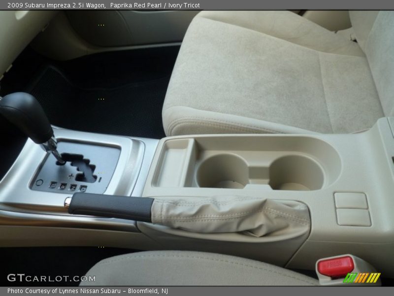 Paprika Red Pearl / Ivory Tricot 2009 Subaru Impreza 2.5i Wagon
