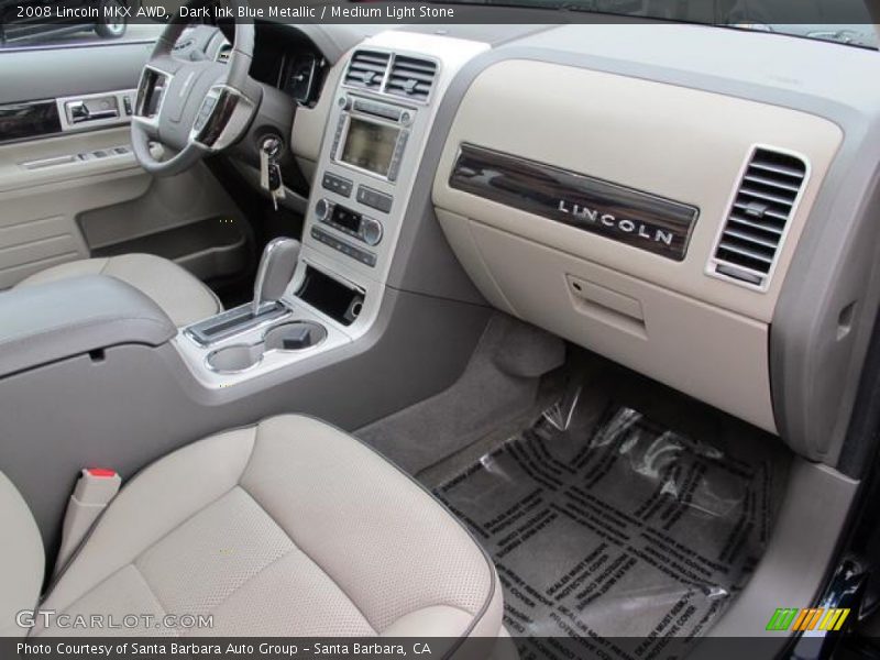 Dark Ink Blue Metallic / Medium Light Stone 2008 Lincoln MKX AWD